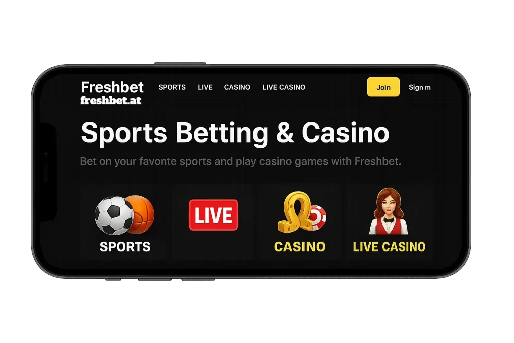 freshbet on mobile
